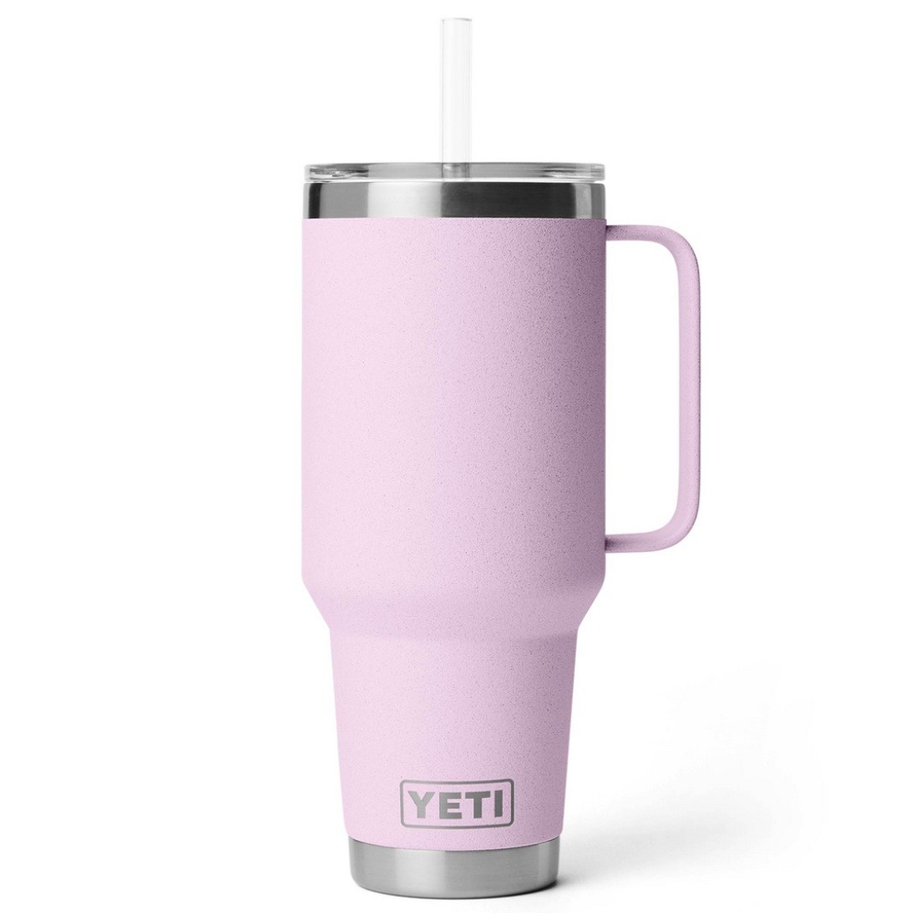 YETI Rambler 42 oz Straw Mug Cherry Blossom Pink Limited Edition Insulated Cup